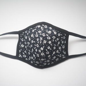 Cotton Face Mask with Flower Design